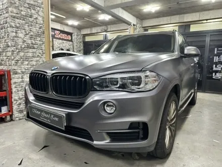 bmw x5 사틴 다크 그레이 전체 랩핑 및 크롬 죽이기 랩핑 완성![모터가드존 본점] / 부천 상이로