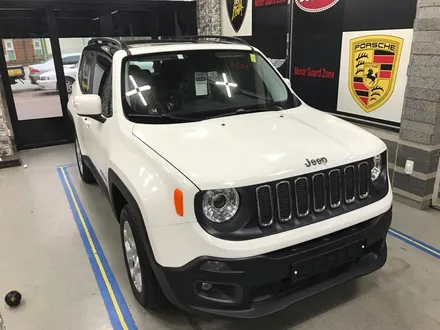 부천랩핑 지프(jeep)레니게이드 4x4 화이트아이보리 전체랩핑 / 부천 상이로
