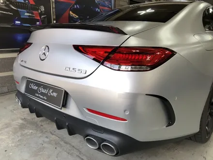 신형 벤츠 cls53 amg 랩핑 완성! 사틴 실버 메탈릭 전체랩핑 / 부천, 광명, 시흥