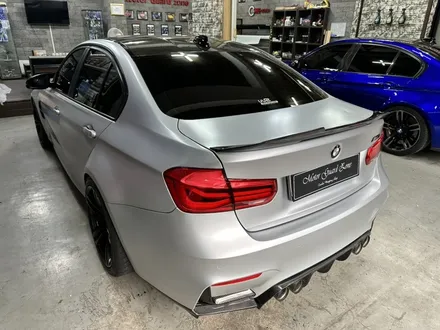 bmw m3 래핑 색상은 사틴 실버 메탈릭 전체랩핑 시공 (f80) / 부천, 광명, 시흥