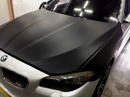 부천 전체 랩핑 bmw 520d 블랙 무광 랩핑 부천 모터가드존 본점 랩핑 / 부천 상이로