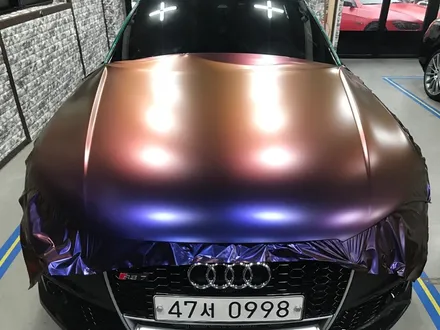 부천랩핑 아우디RS7 카멜레온 랩핑 롤링썬더 전체랩핑 반무광 랩핑 / 부천 상이로