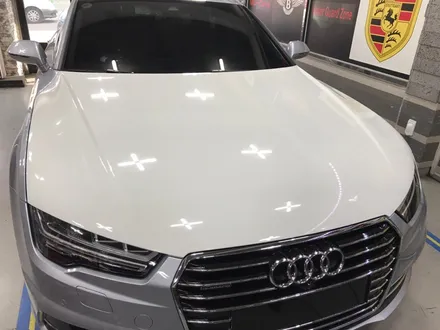 부천래핑 신형 아우디a7 5.5 tdi 커스텀오더 화이트아이보리 전체래핑 / 부천 상이로