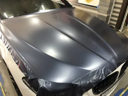인천랩핑추천 bmw f10 528i 사틴 블루 그레이랩핑시공 / 부천, 광명, 시흥