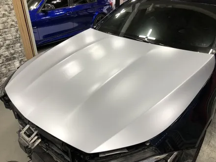신형 벤츠 cls53 amg 랩핑 완성! 사틴 실버 메탈릭 전체랩핑 / 부천, 광명, 시흥