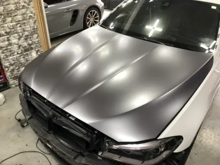 [자동차 랩핑] bmw 520i 사틴 다크 그레이 랩핑! 모터가드존 / 부천 상이로