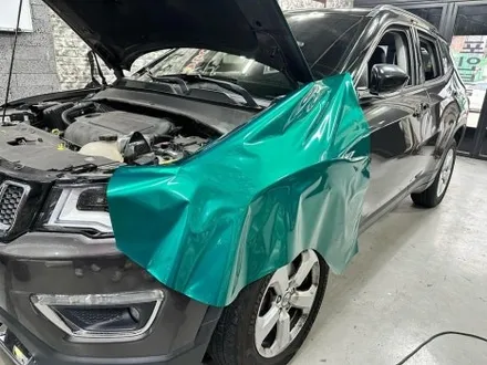 [부천 랩핑] jeep 컴패스 랩핑 다크 그린 전체랩핑 모터가드존 본점 / 부천 상이로