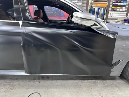 [인천랩핑]bmw g30 5시리즈 pet필름 울트라 사틴 블랙 무광 이벤트 전체 랩핑 시공! / 부천 상이로
