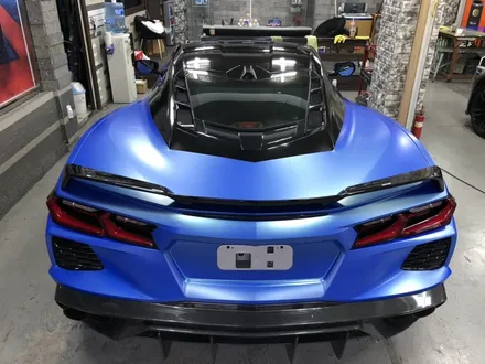 쉐보레 콜벳 c8( z06) 사틴 웨이브 블루 전체랩핑으로 업그레이드하기! / 부천, 광명, 시흥