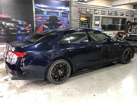 신형 벤츠 cls53 amg 랩핑 완성! 사틴 실버 메탈릭 전체랩핑 / 부천, 광명, 시흥