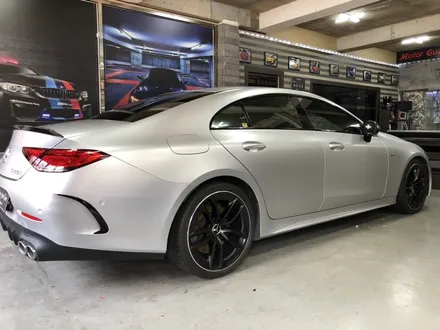 신형 벤츠 cls53 amg 랩핑 완성! 사틴 실버 메탈릭 전체랩핑 / 부천, 광명, 시흥