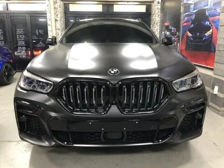 [자동차 랩핑] 신형 bmw x6 40d  사틴 블랙 무광 전체 랩핑 시공 부천 모터가드존 본점 / 부천 상이로