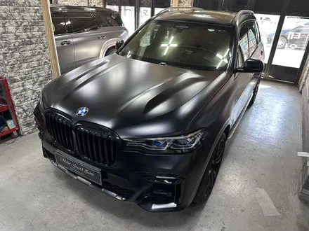 [모터가드존] bmw x7 고광택 사틴 무광 블랙 전체 랩핑 완성!! 부천 랩핑 / 부천 상이로