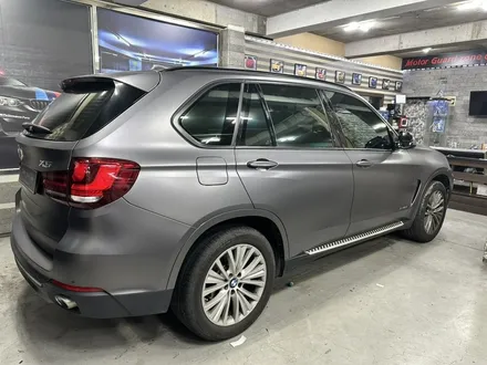 bmw x5 사틴 다크 그레이 전체 랩핑 및 크롬 죽이기 랩핑 완성![모터가드존 본점] / 부천 상이로