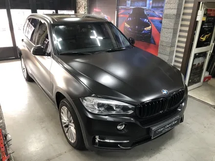 bmw x5 사틴 블랙 랩핑 시공 쉐도우블랙 전체랩핑 완성! / 부천, 광명, 시흥