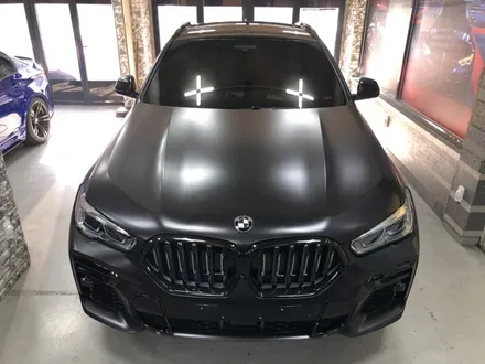 [자동차 랩핑] 신형 bmw x6 40d  사틴 블랙 무광 전체 랩핑 시공 부천 모터가드존 본점 / 부천 상이로