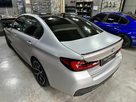 신형 bmw g30 530i 랩핑작업하기 사틴 실버메탈릭 전체랩핑 / 부천, 광명, 시흥