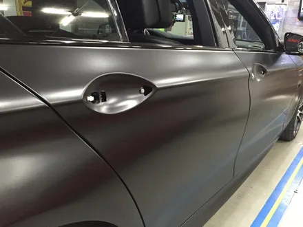 부천랩핑 bmw f10 530d 사틴 블랙 전체랩핑 반무광 랩핑 블랙포스 / 부천 상이로