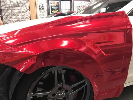 부천래핑 벤츠cls63amg 래드크롬전체래핑 크롬래핑 / 부천 상이로