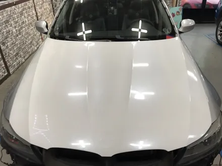 부천래핑 bmw320d 다이아몬드화이트필름 전체래핑 / 부천 상이로