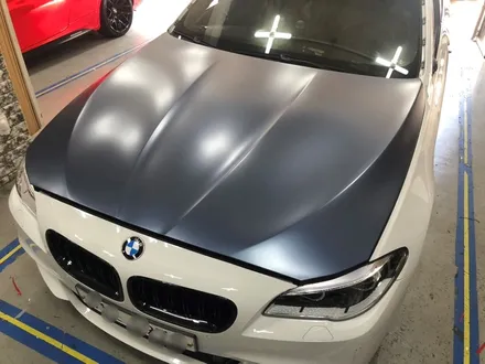 인천랩핑추천 bmw f10 528i 사틴 블루 그레이랩핑시공 / 부천, 광명, 시흥