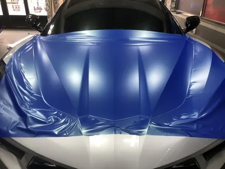 쉐보레 콜벳 c8( z06) 사틴 웨이브 블루 전체랩핑으로 업그레이드하기! / 부천, 광명, 시흥