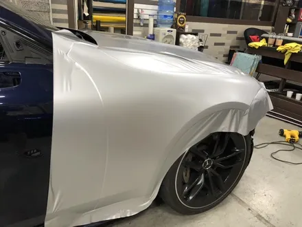 신형 벤츠 cls53 amg 랩핑 완성! 사틴 실버 메탈릭 전체랩핑 / 부천, 광명, 시흥