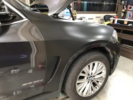 bmw x5 사틴 블랙 랩핑 시공 쉐도우블랙 전체랩핑 완성! / 부천, 광명, 시흥