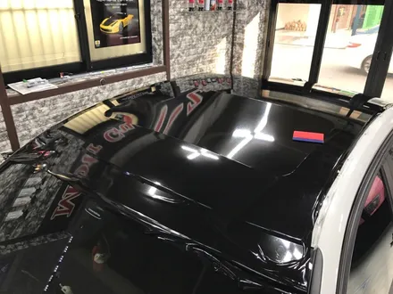 부천 랩핑 bmw f30 320d 블랙 유광 루프스킨 랩핑 +부분랩핑+베젤 필름 랩핑 / 부천 상이로