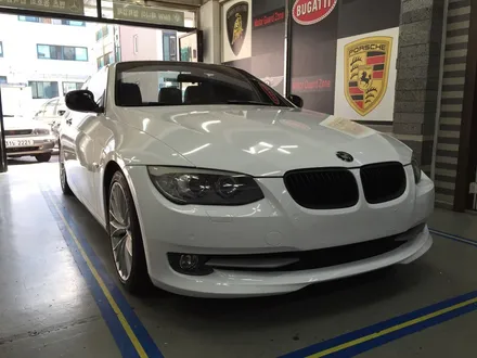 부천 랩핑 bmw 335 컨버터블 랩핑+화이트 유광 전체랩핑+실내랩핑 / 부천 상이로