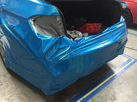 부천 랩핑 bmw 320d f30 바하마 블루 펄 전체랩핑 및 m 퍼포먼스 데칼 랩핑 / 부천 상이로