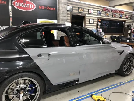 인천부천랩핑 new bmw g30 m5  락그레이필름 전체랩핑시공 완성 / 부천, 광명, 시흥