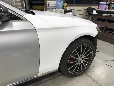 벤츠 e300 4matic 랩핑 이 색상으로 정했다! 화이트 컬러 전체랩핑 하기! / 부천, 광명, 시흥