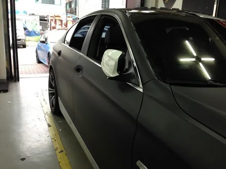 부천 전체 랩핑 bmw 520d 블랙 무광 랩핑 부천 모터가드존 본점 랩핑 / 부천 상이로