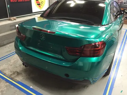 인천 부천랩핑 bmw 428i 컨버터블 m스포츠 다크그린펄전체랩핑시공 / 부천, 광명, 시흥