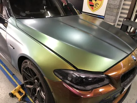 부천랩핑 bmw f10 520d 카멜레온 필름 전체랩핑시공 / 부천, 광명, 시흥