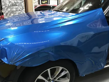 인천랩핑잘하는곳 bmw x6 에스토닉블루랩핑시공 / 부천, 광명, 시흥