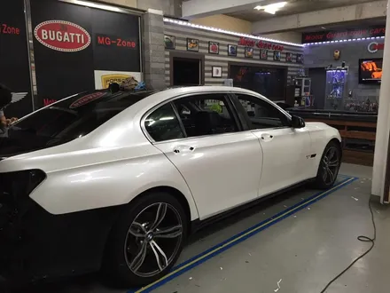 부천래핑 bmw 740li 화이트펄 전체랩핑 부분랩핑 시공 / 부천 상이로