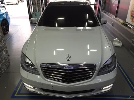 부천 랩핑 순정 컬러 +화이트 아이보리 랩핑+ 벤츠 s350 전체 랩핑 / 부천 상이로