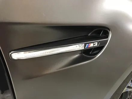 부천랩핑 bmw m3 사틴 네로펄 전체랩핑 반무광 다크그레이 래핑 / 부천 상이로