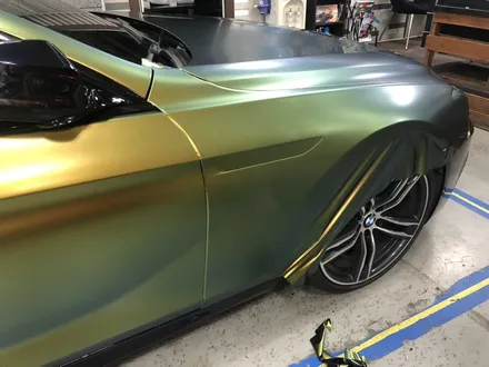 부천랩핑 bmw 640d 스프링플래쉬 카멜레온 전체랩핑시공 / 부천, 광명, 시흥