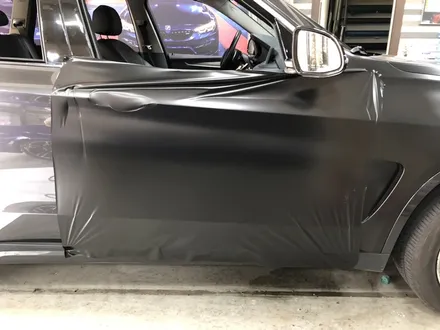 bmw x5 사틴 블랙 랩핑 시공 쉐도우블랙 전체랩핑 완성! / 부천, 광명, 시흥
