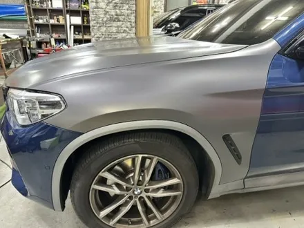 [모터가드존] bmw x4 xdrive m sport 프로즌 딥 그레이 무광 랩핑 완성! / 부천 상이로
