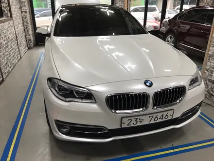 부천 랩핑 bmw f10 520d 화이트 펄 전체랩핑 +진주 펄 랩핑 / 부천 상이로