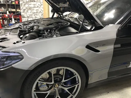 인천부천랩핑 new bmw g30 m5  락그레이필름 전체랩핑시공 완성 / 부천, 광명, 시흥