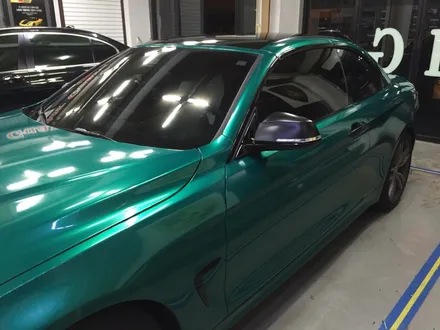 인천 부천랩핑 bmw 428i 컨버터블 m스포츠 다크그린펄전체랩핑시공 / 부천, 광명, 시흥