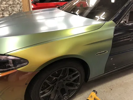 부천랩핑 bmw f10 520d 카멜레온 필름 전체랩핑시공 / 부천, 광명, 시흥