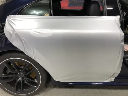 신형 벤츠 cls53 amg 랩핑 완성! 사틴 실버 메탈릭 전체랩핑 / 부천, 광명, 시흥