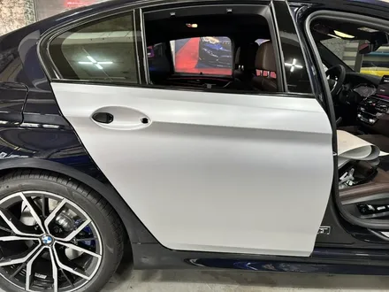 신형 bmw g30 530i 랩핑작업하기 사틴 실버메탈릭 전체랩핑 / 부천, 광명, 시흥