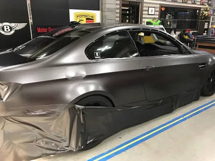 부천랩핑 bmw m3 사틴 네로펄 전체랩핑 반무광 다크그레이 래핑 / 부천 상이로